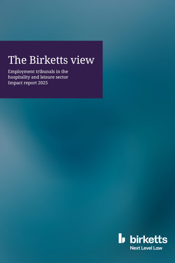 Employment Tribunal Report - Hospitality and Leisure Report Cover Image